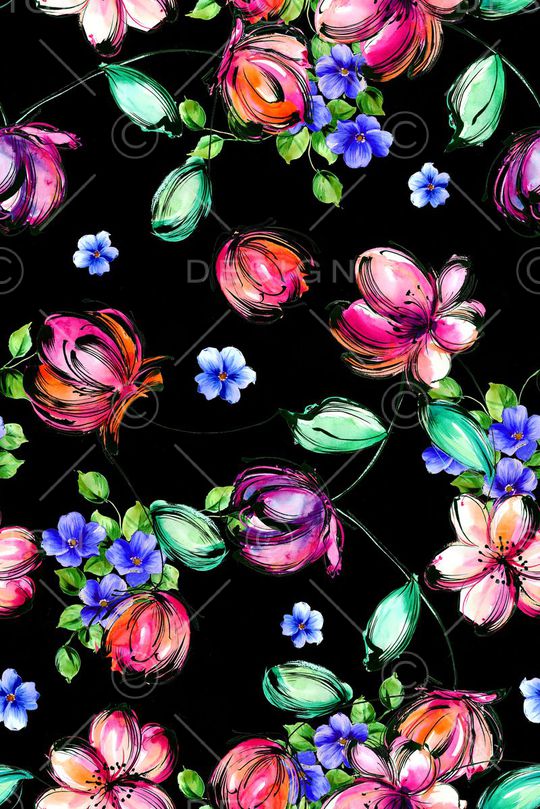 花朵印花华亿平台图片