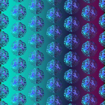 659816-渐变双妈底纹蓝