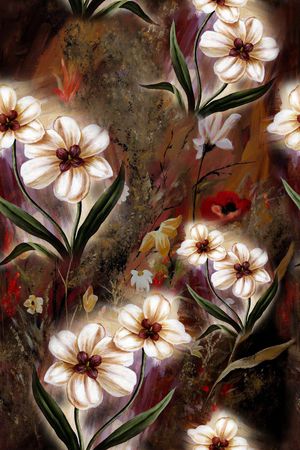 面料花印花华亿平台图片