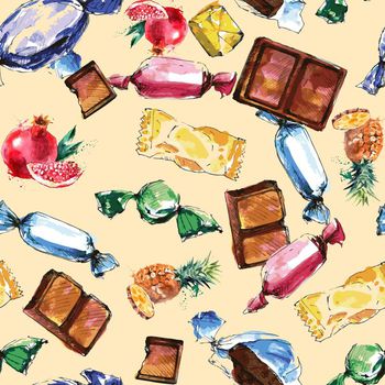 659848-水果糖果杏