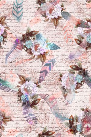 复古大花印花华亿平台图片