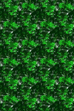 手绘热带风印花华亿平台图片