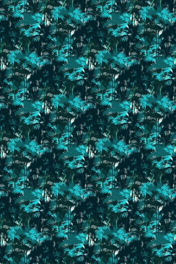 659931-手绘立体椰树 椰叶--2