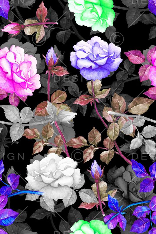 连衣裙印花华亿平台图片