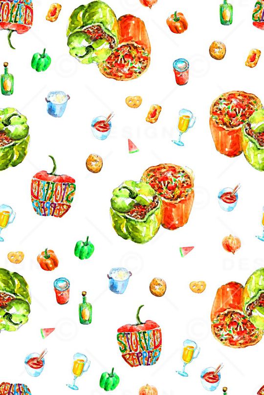 抽象手绘满版越味印花华亿平台图片