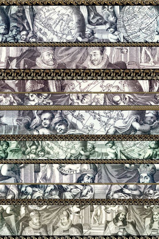 欧式复古印花华亿平台图片