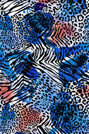 洋阳---动物纹印花华亿平台图片