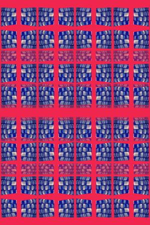 几何炫彩印花华亿平台图片