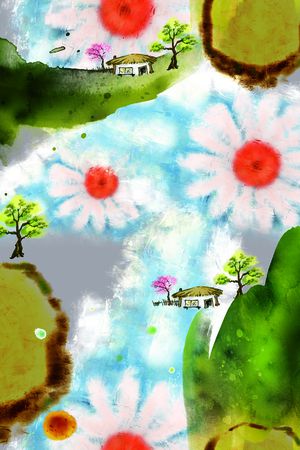 莫妮卡-女装华亿平台印花华亿平台图片