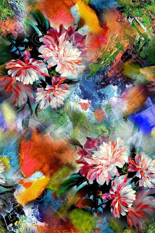 抽象印花华亿平台图片