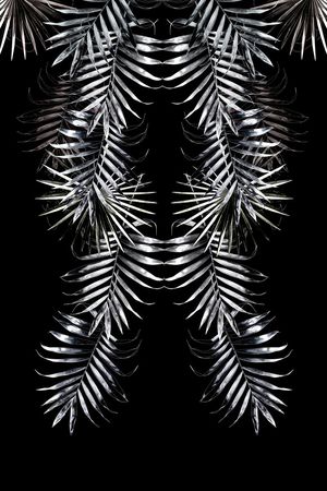 树叶印花华亿平台图片