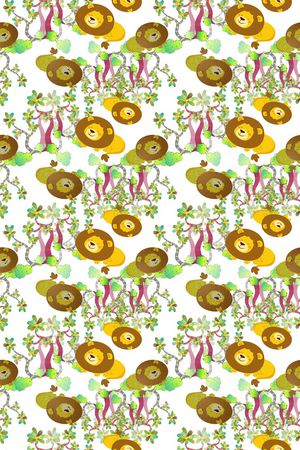 狮子王卡通印花华亿平台图片