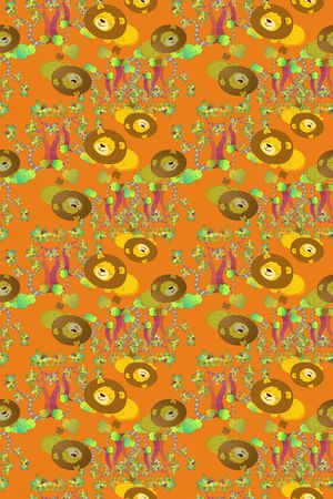 狮子王卡通印花华亿平台图片