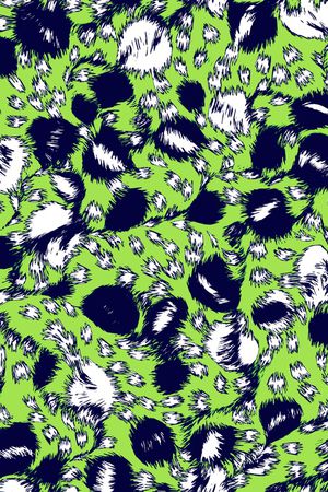 豹纹印花华亿平台图片