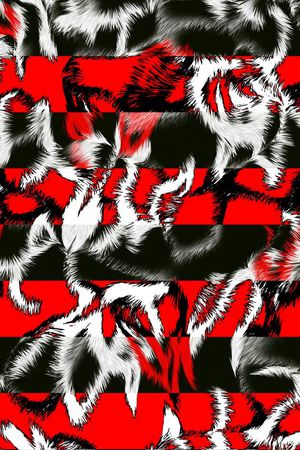 豹纹印花华亿平台图片