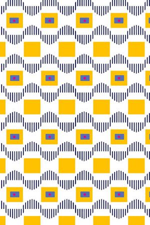 小方块印花华亿平台图片