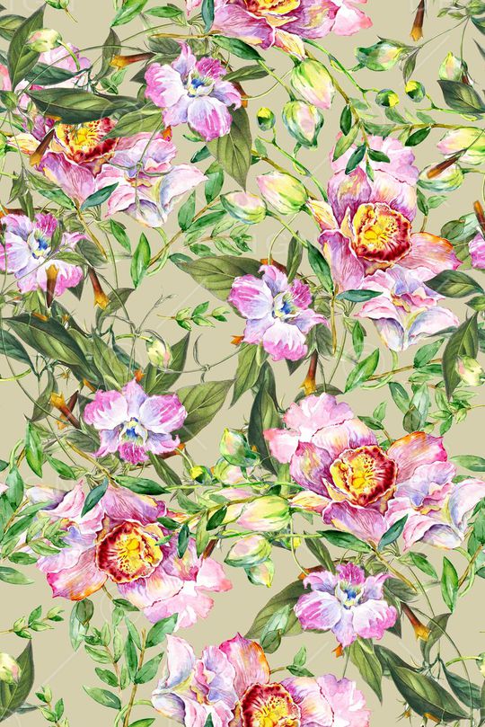 手绘印花华亿平台图片