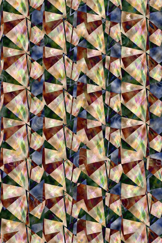 三角形印花华亿平台图片