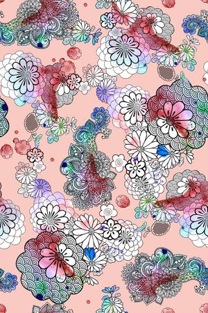 手绘印花华亿平台图片