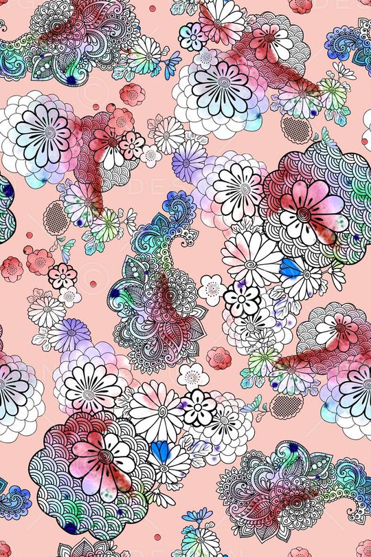 手绘印花华亿平台图片