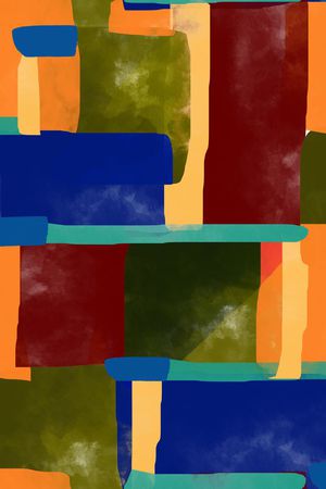 涂鸦笔触印花华亿平台图片