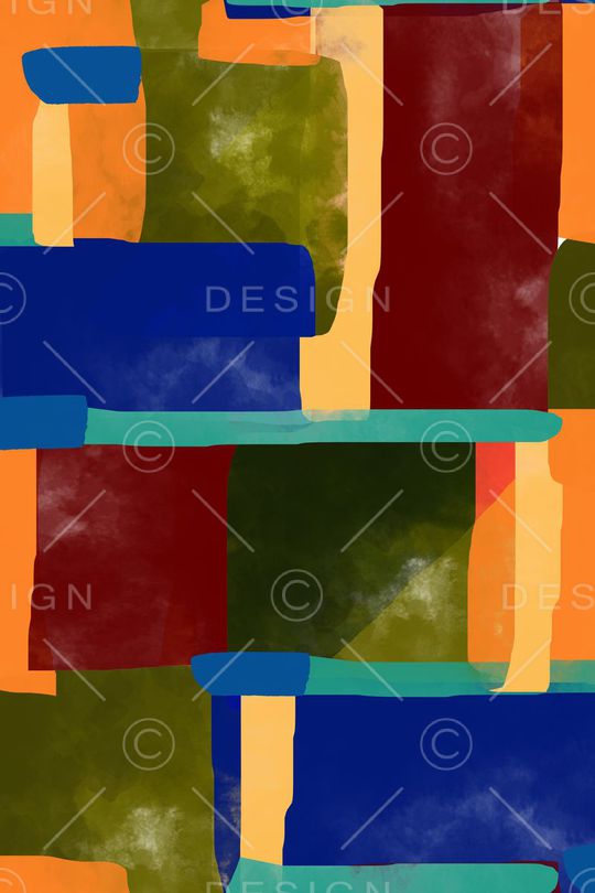 涂鸦笔触印花华亿平台图片