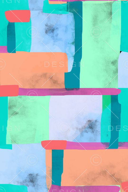 涂鸦笔触印花华亿平台图片