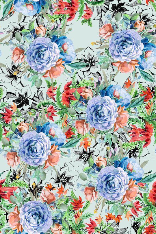 手绘印花华亿平台图片