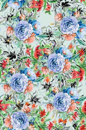 手绘印花华亿平台图片