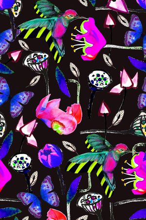 植物花卉印花华亿平台图片