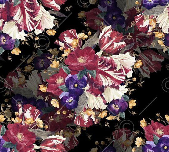 手绘印花华亿平台图片