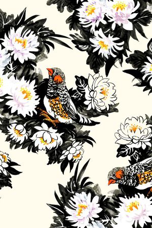 手绘印花华亿平台图片