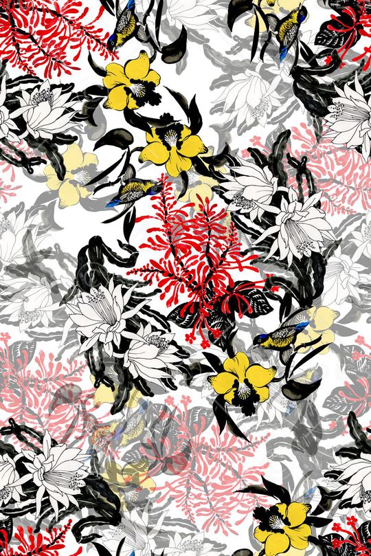 手绘印花华亿平台图片