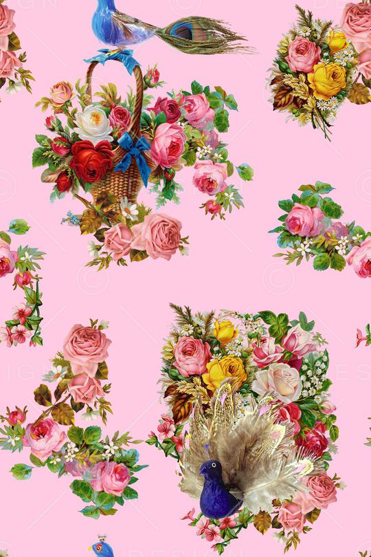 花朵印花华亿平台图片