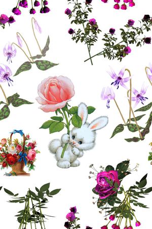 花朵印花华亿平台图片