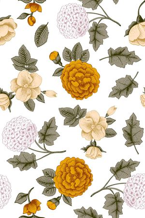 绣球花印花华亿平台图片