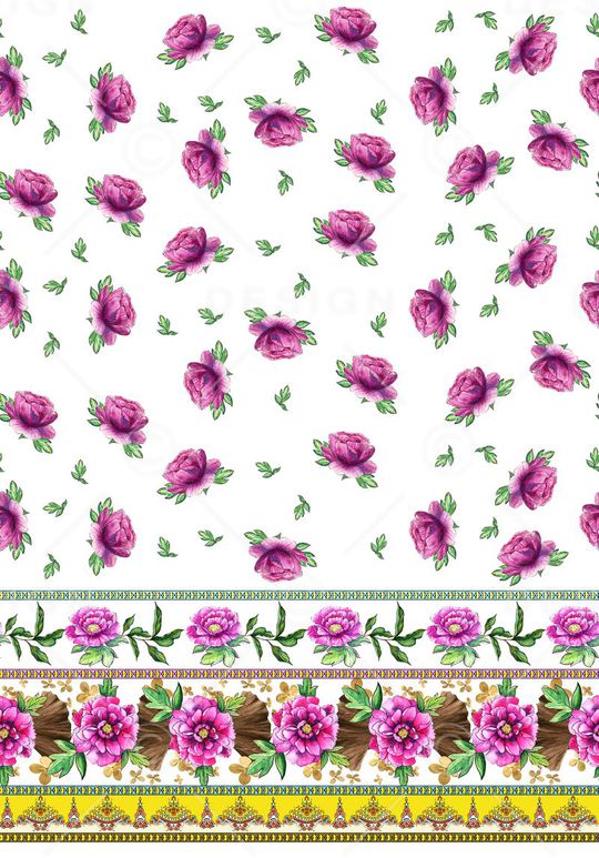 小碎花印花华亿平台图片