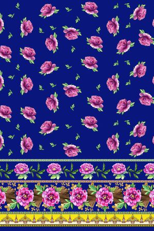 小碎花印花华亿平台图片