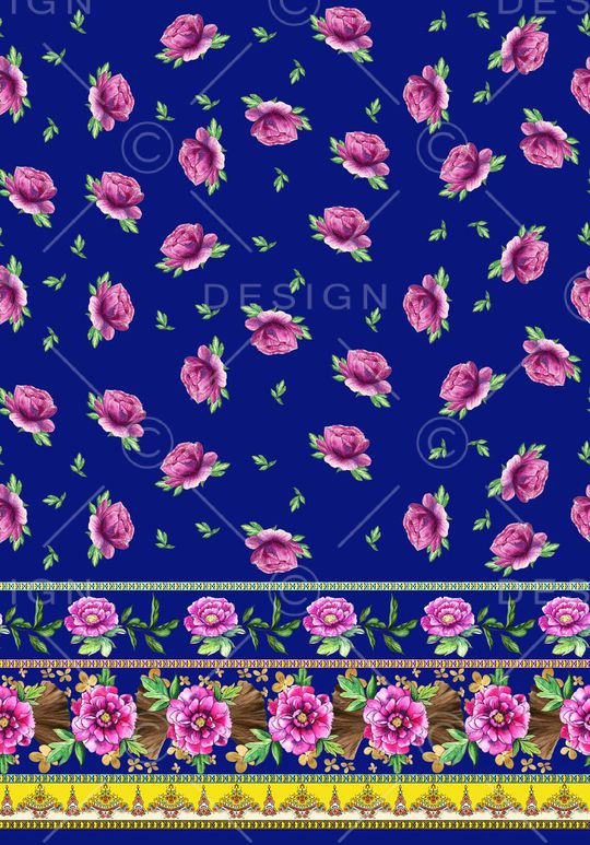 小碎花印花华亿平台图片