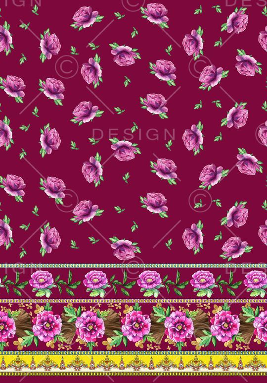 小碎花印花华亿平台图片