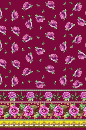 小碎花印花华亿平台图片