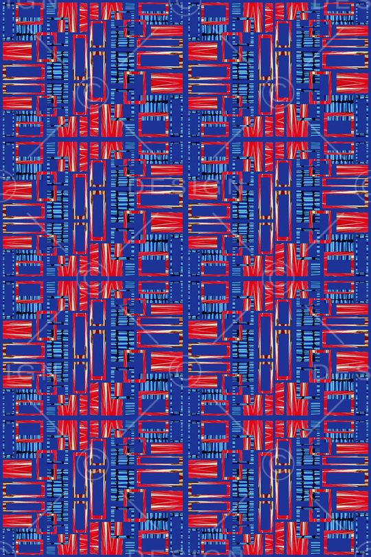 方格印花华亿平台图片