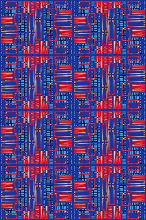 方格印花华亿平台图片