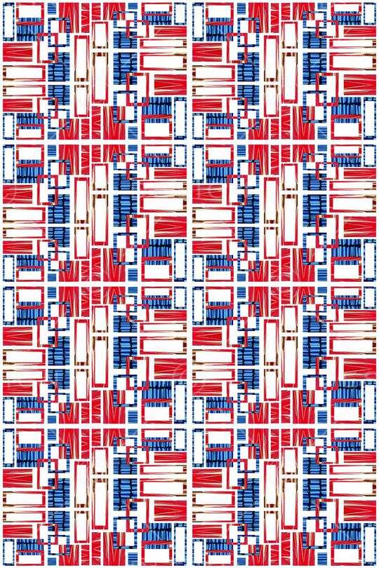 方格印花华亿平台图片