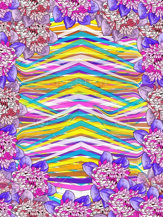 花朵印花华亿平台图片