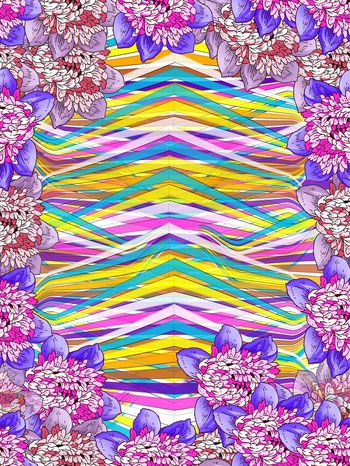 花朵印花华亿平台图片