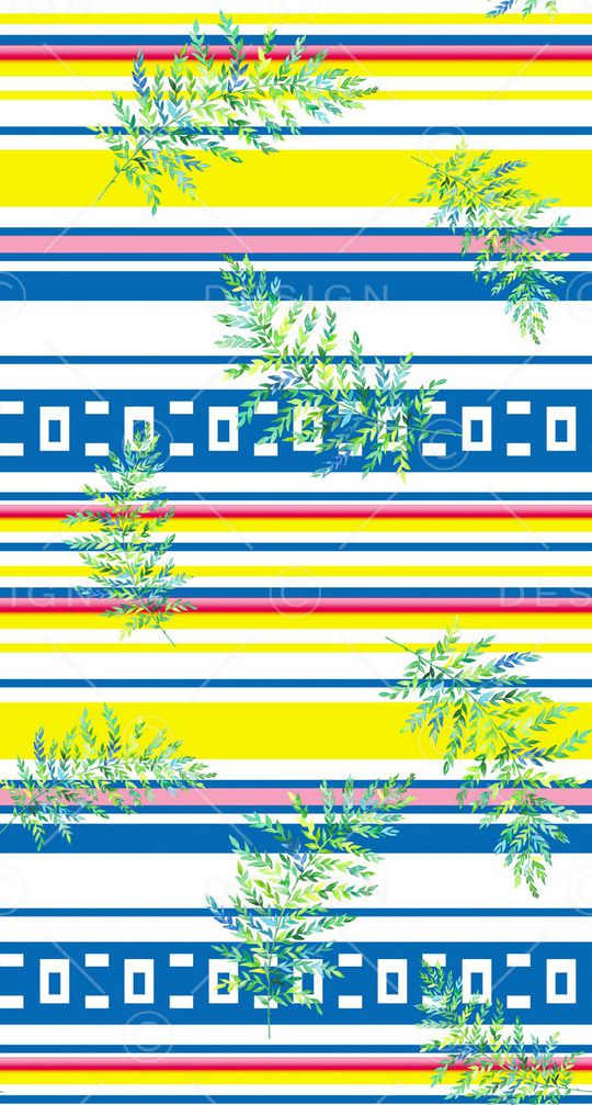 彩色条子印花华亿平台图片