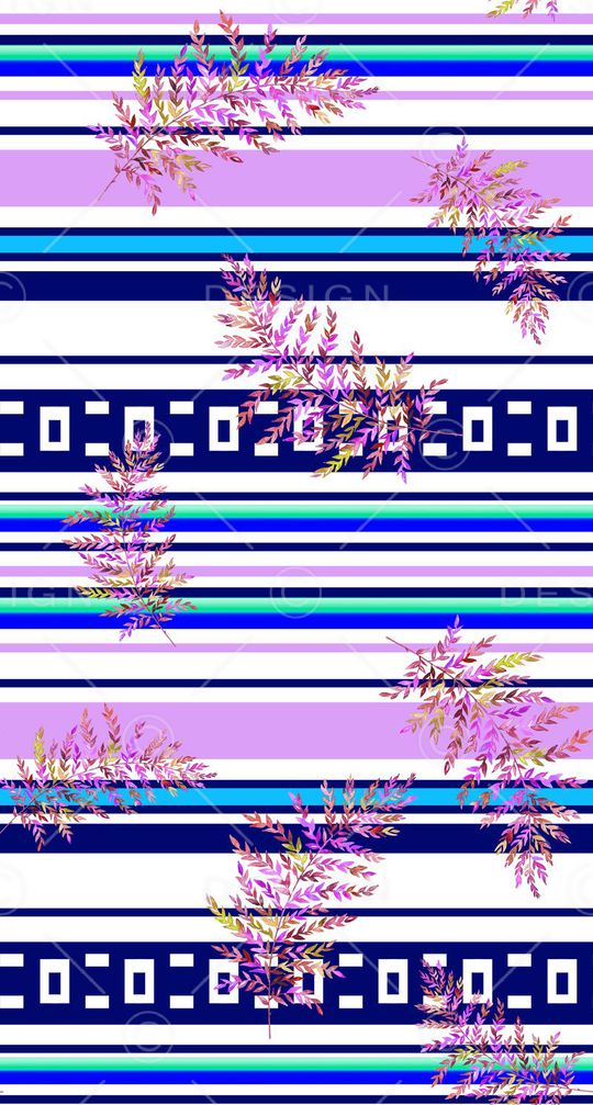 彩色条子印花华亿平台图片