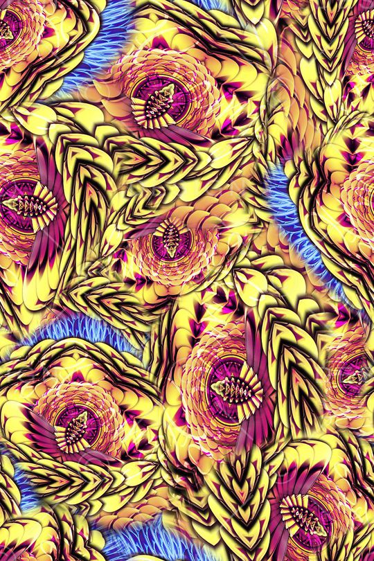 抽象印花华亿平台图片