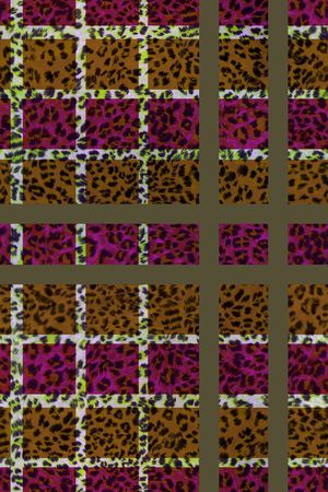 千鸟格印花华亿平台图片